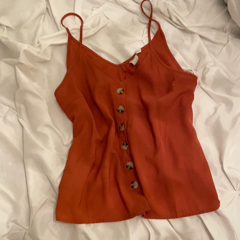 Burnt orange tank top